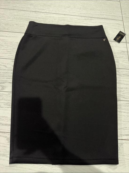 Thalia Sodi Dresses & Skirts - Thalia Sodi Black Pencil Skirt with Subtle Logo Accent